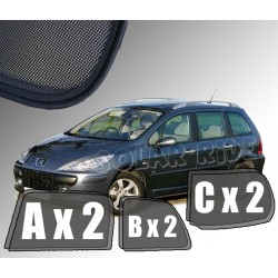 Cortinas solares - Peugeot 307 SW (2001-2008)