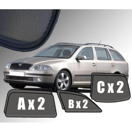 Cortinas solares - Skoda Octavia II (2004-2012) Carrinha