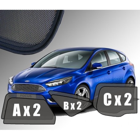 Cortinas solares - Ford Focus III Hatchback (2010-2018)