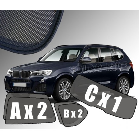 Cortinas solares - BMW X3 F25 (2010-2017)