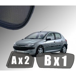 Cortinas solares - Peugeot 206 5p (1998-2009)