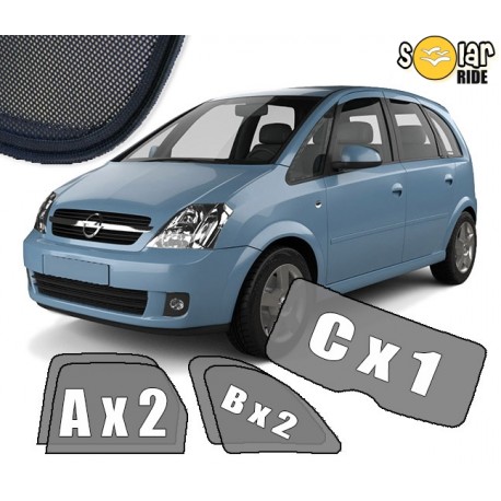 Cortinas solares - Opel Meriva A (2003-2010)