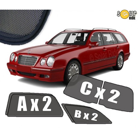 Cortinas solares - Mercedes W210 Classe E (1999-2003) Carrinha