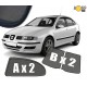 Cortinas solares - Seat Leon 1M 1999 a 2004