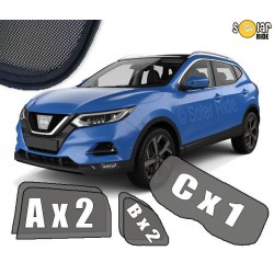 Cortinas solares - Nissan Qashqai II -  (2017-)