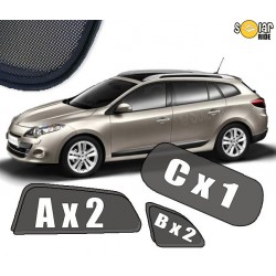 Cortinas solares para Renault Megane III Grand Tour 2008 a 2016