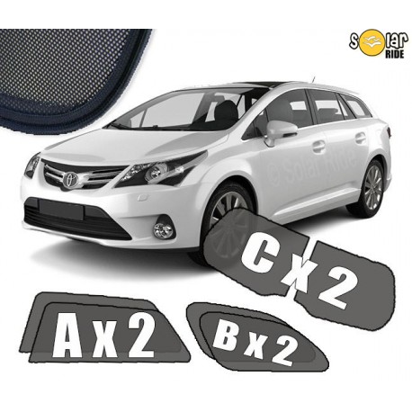 Cortinas solares - Toyota Avensis T27 SW (2008-2018)