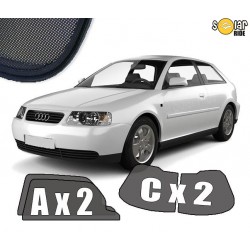 Cortinas solares - Audi A3 8L, 3 portas (1996-2003)