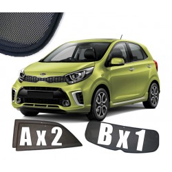 Cortinas solares - Kia Picanto III (2017-presente)