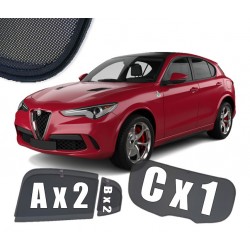 Cortinas solares - Alfa Romeo Stelvio 2016-