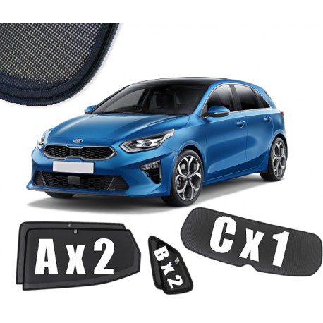 Cortinas Solares - Kia Ceed III Hatchback 5-portas (2018-presente)