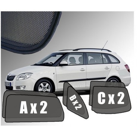 Cortinas solares - Skoda Fabia II Combi (2007-2014)