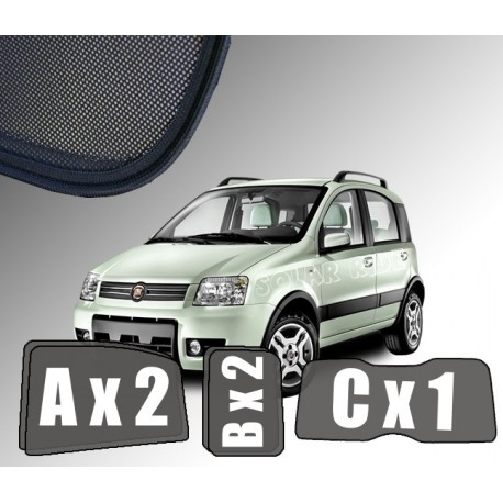 Cortinas Solares - Fiat Panda II, 2003-2012