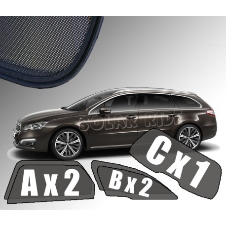 Cortinas solares para Peugeot 508 SW Kombi (2010-2018)